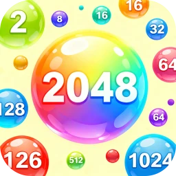 Symbol von 2048 - Number Ball Merge Game